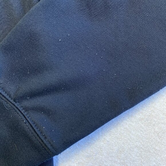 Penn State University Hoodie Mens M Navy Blue Embroidered Stitches Pullover - Picture 5 of 13